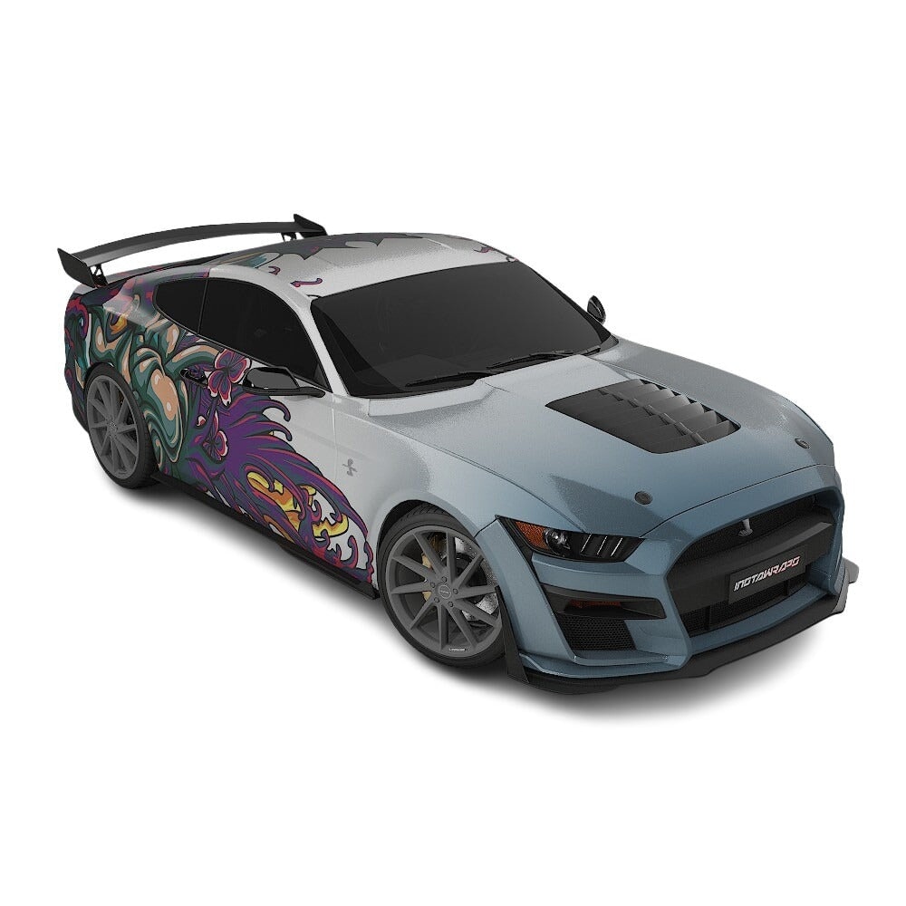 3M / AVERY DENNISON | VINYL WRAPPING FILM PRINTED GRAPHICS | CUSTOM RIDE | FLORAL FURY WRAPS | MYTHIC BLOOM | CR5202