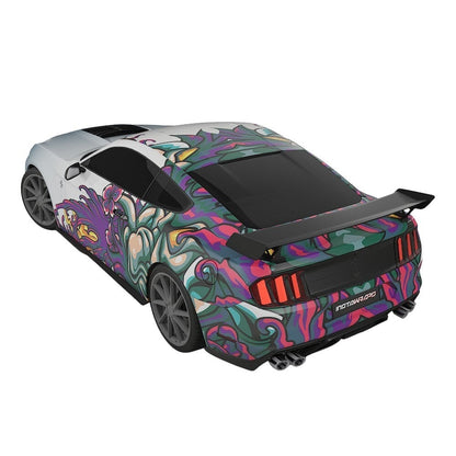3M / AVERY DENNISON | VINYL WRAPPING FILM PRINTED GRAPHICS | CUSTOM RIDE | FLORAL FURY WRAPS | MYTHIC BLOOM | CR5202