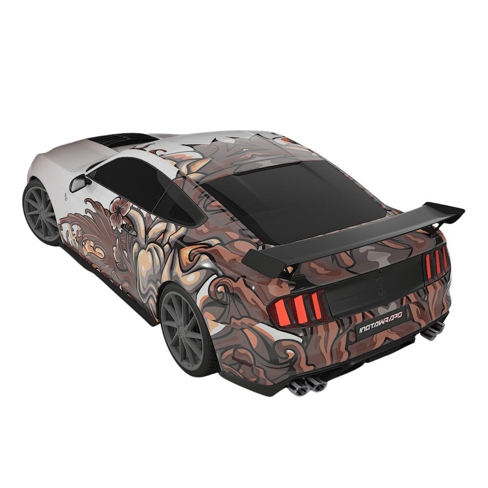 3M / AVERY DENNISON | VINYL WRAPPING FILM PRINTED GRAPHICS | CUSTOM RIDE | FLORAL FURY WRAPS | MYTHIC BLOOM | CR5203