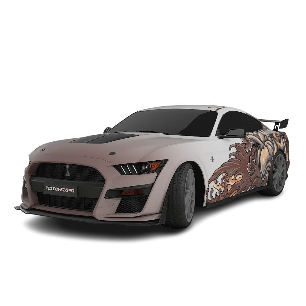 3M / AVERY DENNISON | VINYL WRAPPING FILM PRINTED GRAPHICS | CUSTOM RIDE | FLORAL FURY WRAPS | MYTHIC BLOOM | CR5203