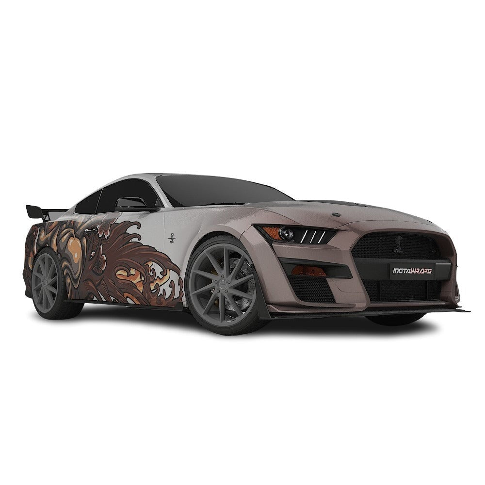 3M / AVERY DENNISON | VINYL WRAPPING FILM PRINTED GRAPHICS | CUSTOM RIDE | FLORAL FURY WRAPS | MYTHIC BLOOM | CR5203