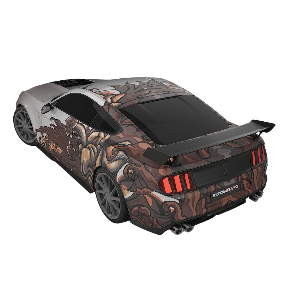3M / AVERY DENNISON | VINYL WRAPPING FILM PRINTED GRAPHICS | CUSTOM RIDE | FLORAL FURY WRAPS | MYTHIC BLOOM | CR5203