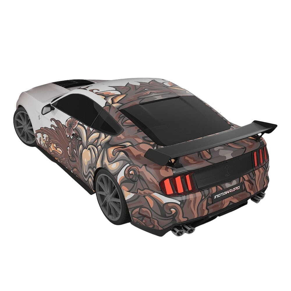 3M / AVERY DENNISON | VINYL WRAPPING FILM PRINTED GRAPHICS | CUSTOM RIDE | FLORAL FURY WRAPS | MYTHIC BLOOM | CR5203