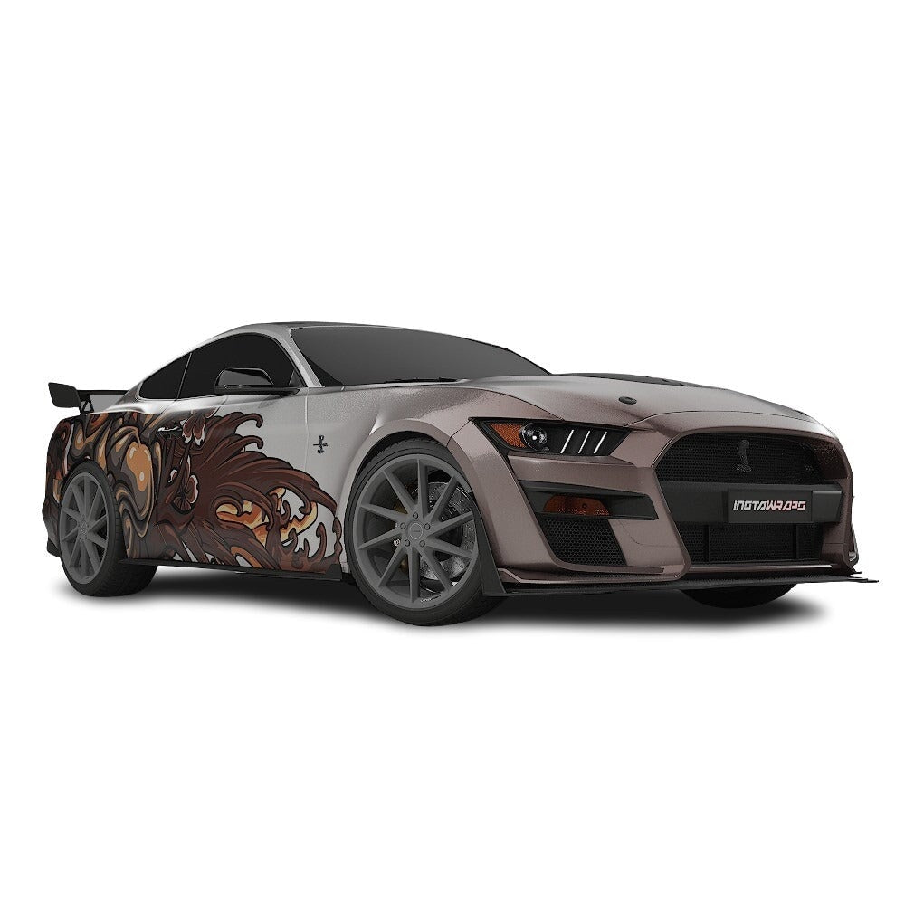 3M / AVERY DENNISON | VINYL WRAPPING FILM PRINTED GRAPHICS | CUSTOM RIDE | FLORAL FURY WRAPS | MYTHIC BLOOM | CR5203
