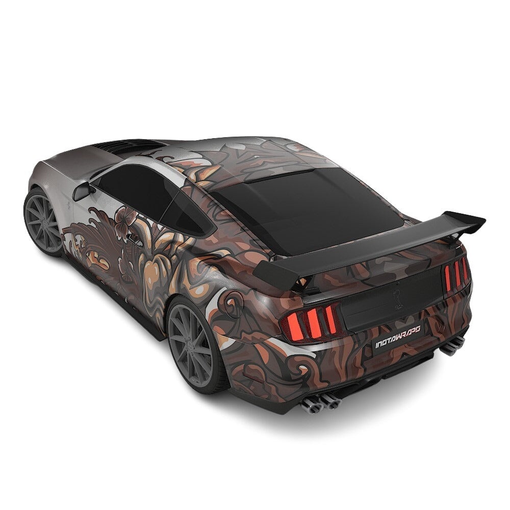 3M / AVERY DENNISON | VINYL WRAPPING FILM PRINTED GRAPHICS | CUSTOM RIDE | FLORAL FURY WRAPS | MYTHIC BLOOM | CR5203