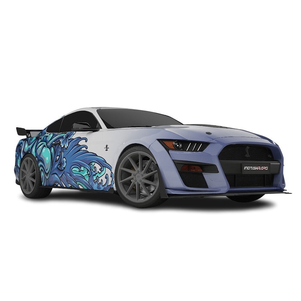 3M / AVERY DENNISON | VINYL WRAPPING FILM PRINTED GRAPHICS | CUSTOM RIDE | FLORAL FURY WRAPS | MYTHIC BLOOM | CR5204
