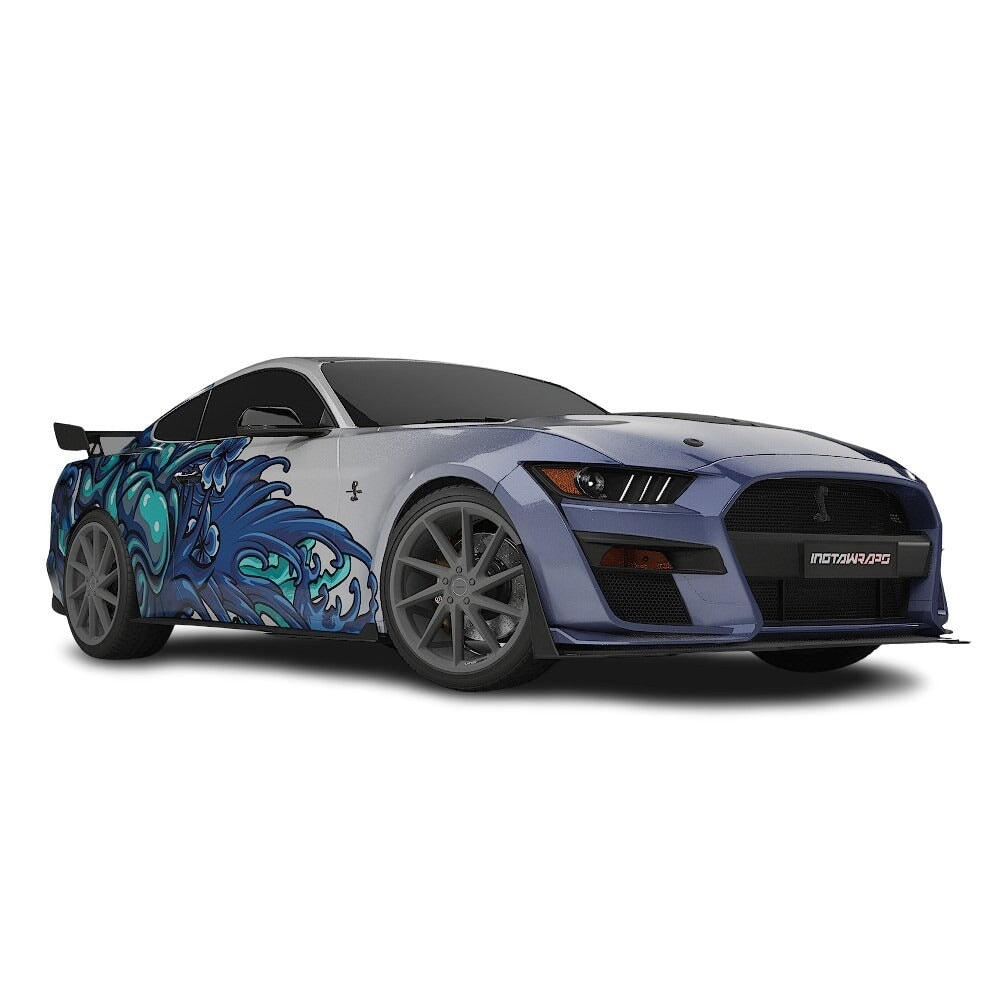 3M / AVERY DENNISON | VINYL WRAPPING FILM PRINTED GRAPHICS | CUSTOM RIDE | FLORAL FURY WRAPS | MYTHIC BLOOM | CR5204