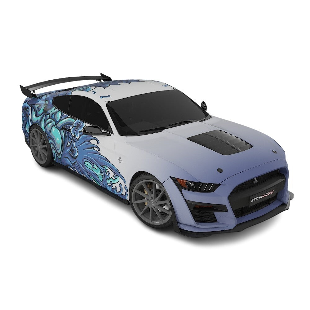 3M / AVERY DENNISON | VINYL WRAPPING FILM PRINTED GRAPHICS | CUSTOM RIDE | FLORAL FURY WRAPS | MYTHIC BLOOM | CR5204