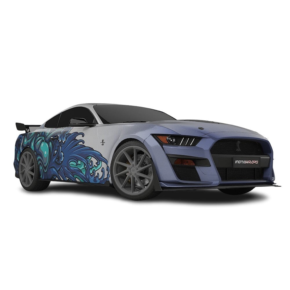 3M / AVERY DENNISON | VINYL WRAPPING FILM PRINTED GRAPHICS | CUSTOM RIDE | FLORAL FURY WRAPS | MYTHIC BLOOM | CR5204