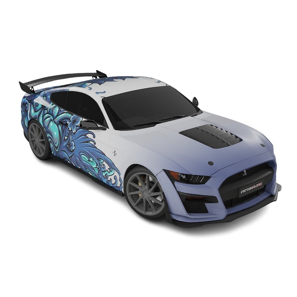 3M / AVERY DENNISON | VINYL WRAPPING FILM PRINTED GRAPHICS | CUSTOM RIDE | FLORAL FURY WRAPS | MYTHIC BLOOM | CR5204