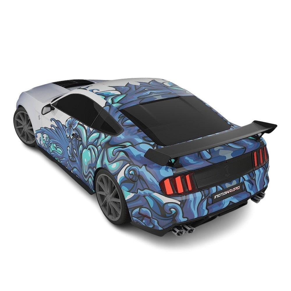 3M / AVERY DENNISON | VINYL WRAPPING FILM PRINTED GRAPHICS | CUSTOM RIDE | FLORAL FURY WRAPS | MYTHIC BLOOM | CR5204