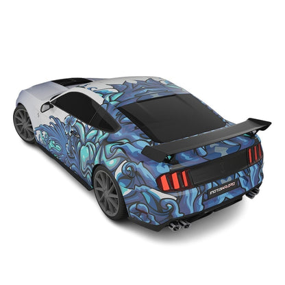 3M / AVERY DENNISON | VINYL WRAPPING FILM PRINTED GRAPHICS | CUSTOM RIDE | FLORAL FURY WRAPS | MYTHIC BLOOM | CR5204
