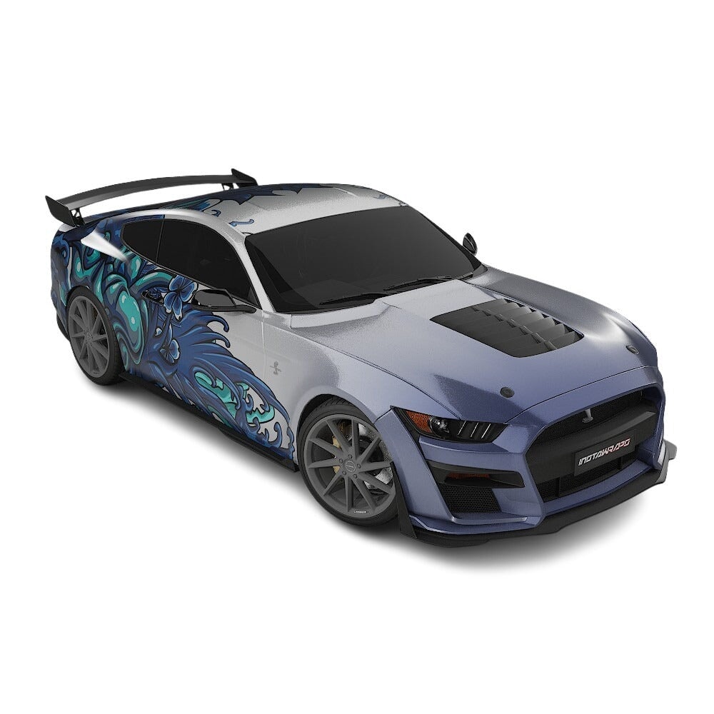 3M / AVERY DENNISON | VINYL WRAPPING FILM PRINTED GRAPHICS | CUSTOM RIDE | FLORAL FURY WRAPS | MYTHIC BLOOM | CR5204