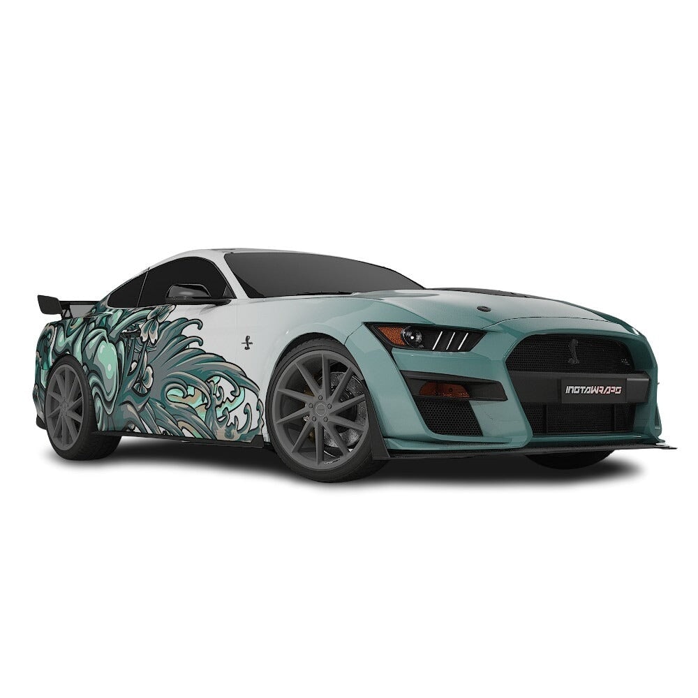 3M / AVERY DENNISON | VINYL WRAPPING FILM PRINTED GRAPHICS | CUSTOM RIDE | FLORAL FURY WRAPS | MYTHIC BLOOM | CR5205