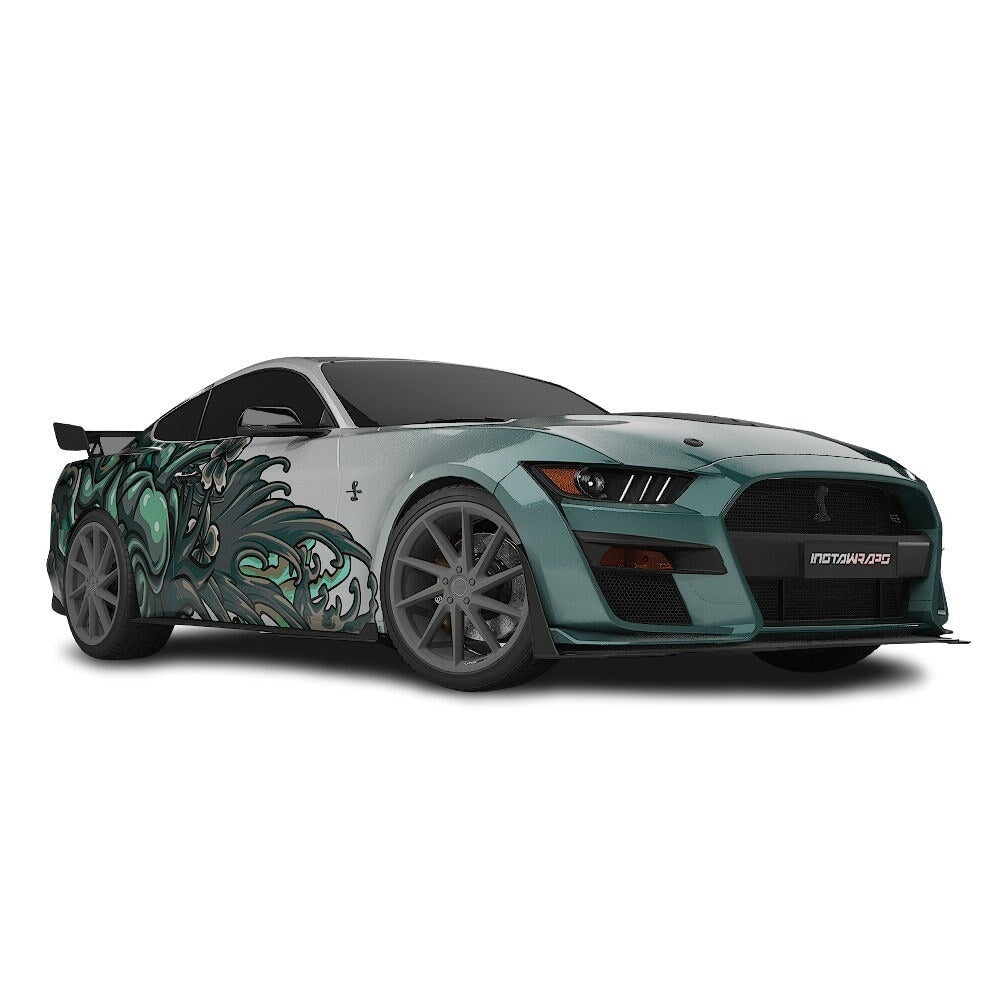 3M / AVERY DENNISON | VINYL WRAPPING FILM PRINTED GRAPHICS | CUSTOM RIDE | FLORAL FURY WRAPS | MYTHIC BLOOM | CR5205