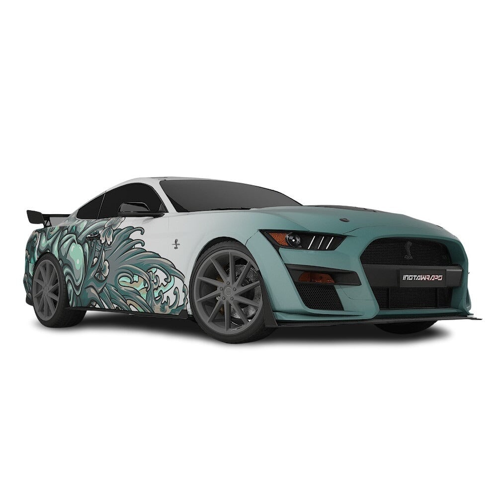 3M / AVERY DENNISON | VINYL WRAPPING FILM PRINTED GRAPHICS | CUSTOM RIDE | FLORAL FURY WRAPS | MYTHIC BLOOM | CR5205