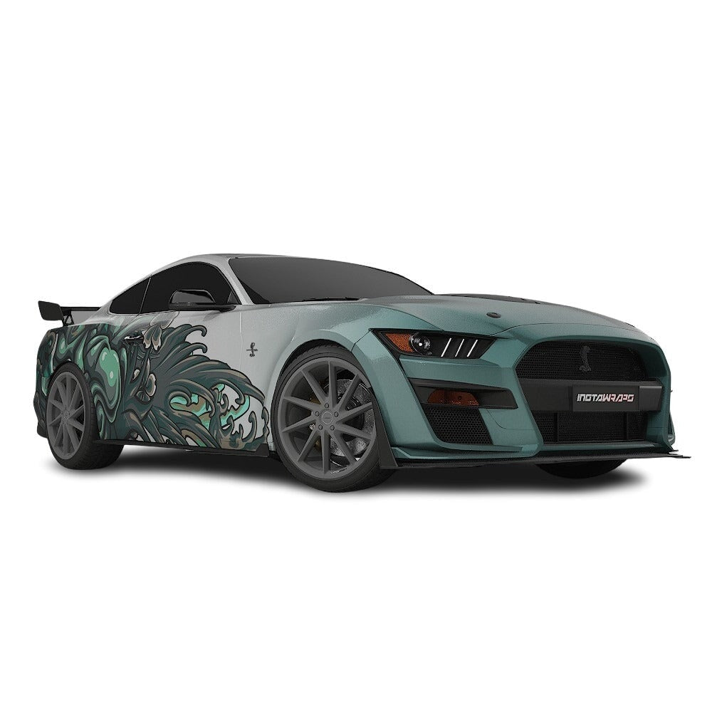 3M / AVERY DENNISON | VINYL WRAPPING FILM PRINTED GRAPHICS | CUSTOM RIDE | FLORAL FURY WRAPS | MYTHIC BLOOM | CR5205