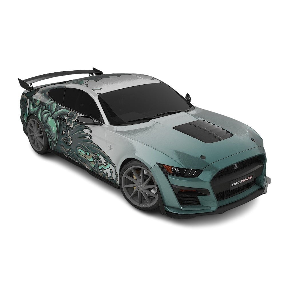 3M / AVERY DENNISON | VINYL WRAPPING FILM PRINTED GRAPHICS | CUSTOM RIDE | FLORAL FURY WRAPS | MYTHIC BLOOM | CR5205