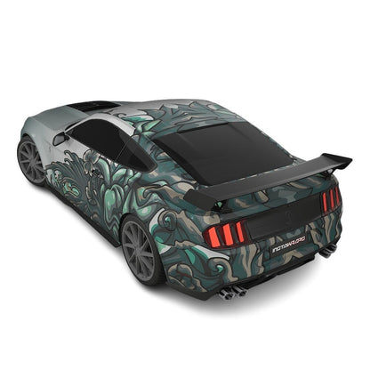 3M / AVERY DENNISON | VINYL WRAPPING FILM PRINTED GRAPHICS | CUSTOM RIDE | FLORAL FURY WRAPS | MYTHIC BLOOM | CR5205