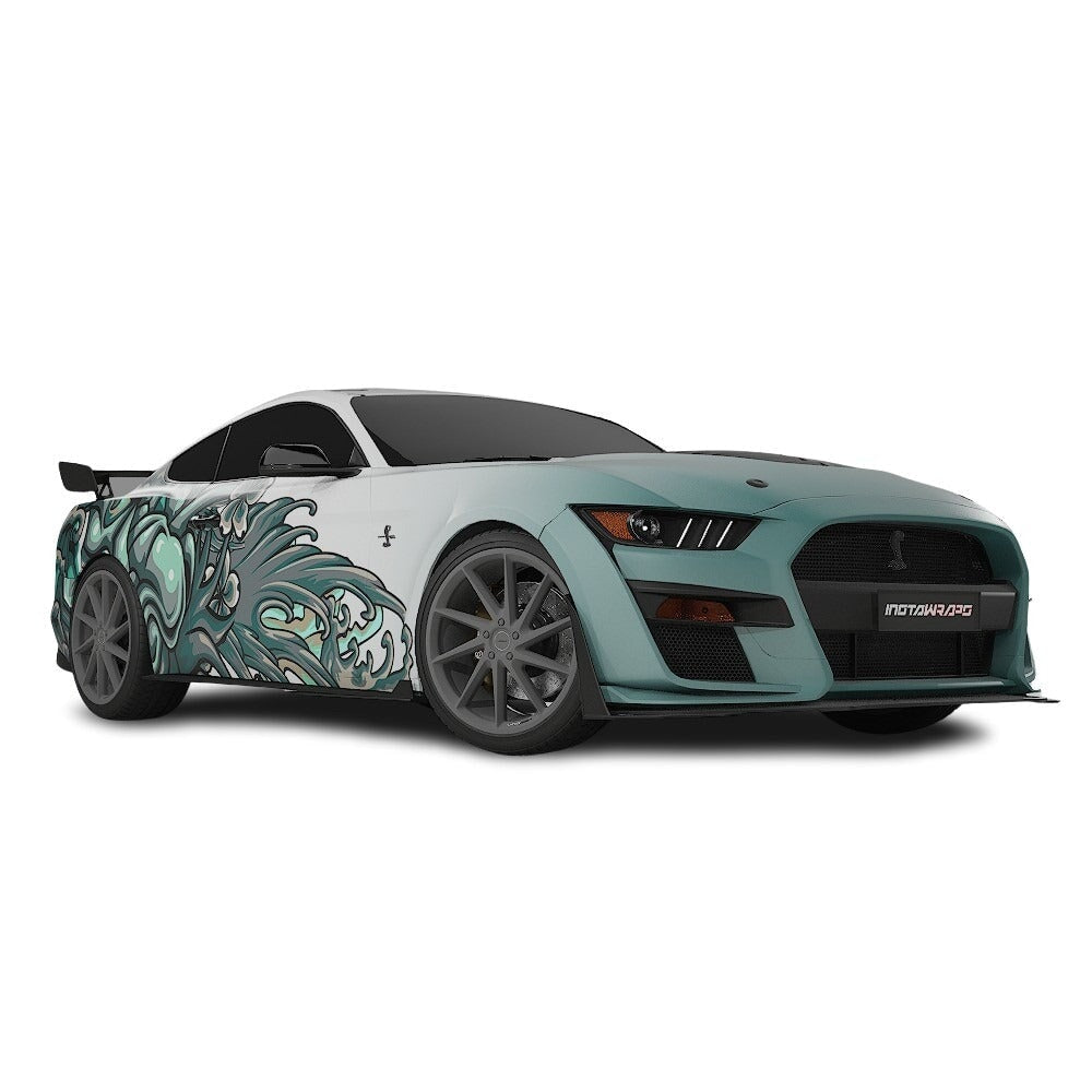 3M / AVERY DENNISON | VINYL WRAPPING FILM PRINTED GRAPHICS | CUSTOM RIDE | FLORAL FURY WRAPS | MYTHIC BLOOM | CR5205