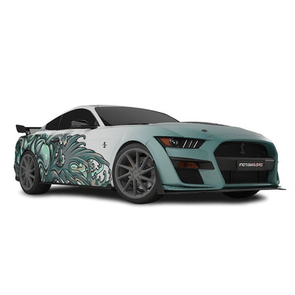 3M / AVERY DENNISON | VINYL WRAPPING FILM PRINTED GRAPHICS | CUSTOM RIDE | FLORAL FURY WRAPS | MYTHIC BLOOM | CR5205