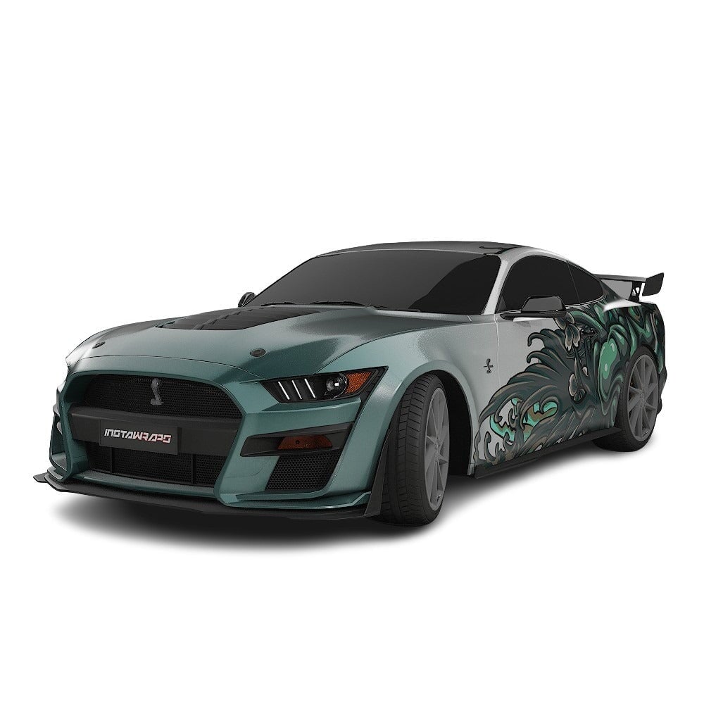 3M / AVERY DENNISON | VINYL WRAPPING FILM PRINTED GRAPHICS | CUSTOM RIDE | FLORAL FURY WRAPS | MYTHIC BLOOM | CR5205