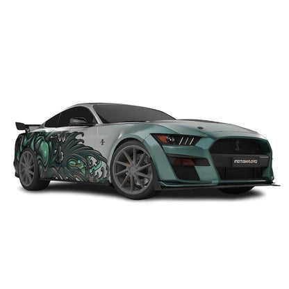 3M / AVERY DENNISON | VINYL WRAPPING FILM PRINTED GRAPHICS | CUSTOM RIDE | FLORAL FURY WRAPS | MYTHIC BLOOM | CR5205