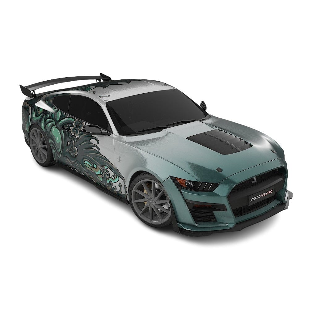 3M / AVERY DENNISON | VINYL WRAPPING FILM PRINTED GRAPHICS | CUSTOM RIDE | FLORAL FURY WRAPS | MYTHIC BLOOM | CR5205