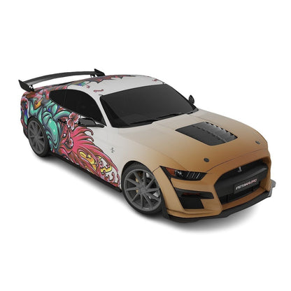 3M / AVERY DENNISON | VINYL WRAPPING FILM PRINTED GRAPHICS | CUSTOM RIDE | FLORAL FURY WRAPS | MYTHIC BLOOM | CR5206