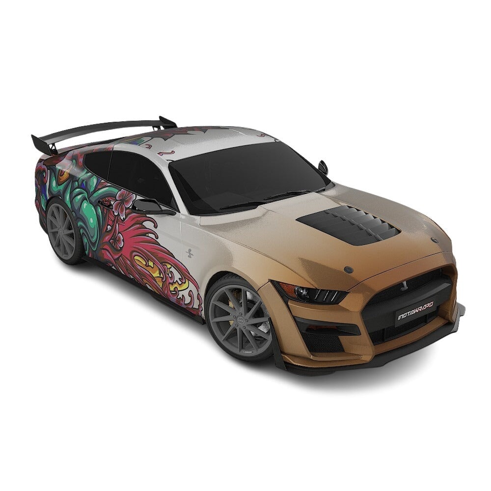 3M / AVERY DENNISON | VINYL WRAPPING FILM PRINTED GRAPHICS | CUSTOM RIDE | FLORAL FURY WRAPS | MYTHIC BLOOM | CR5206