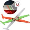 PRO-WRAPSTICK! MINI MICRO MAGNET SQUEEGEE - CLIPPER DESIGN - 3 DIFFERENT HARDNESS!