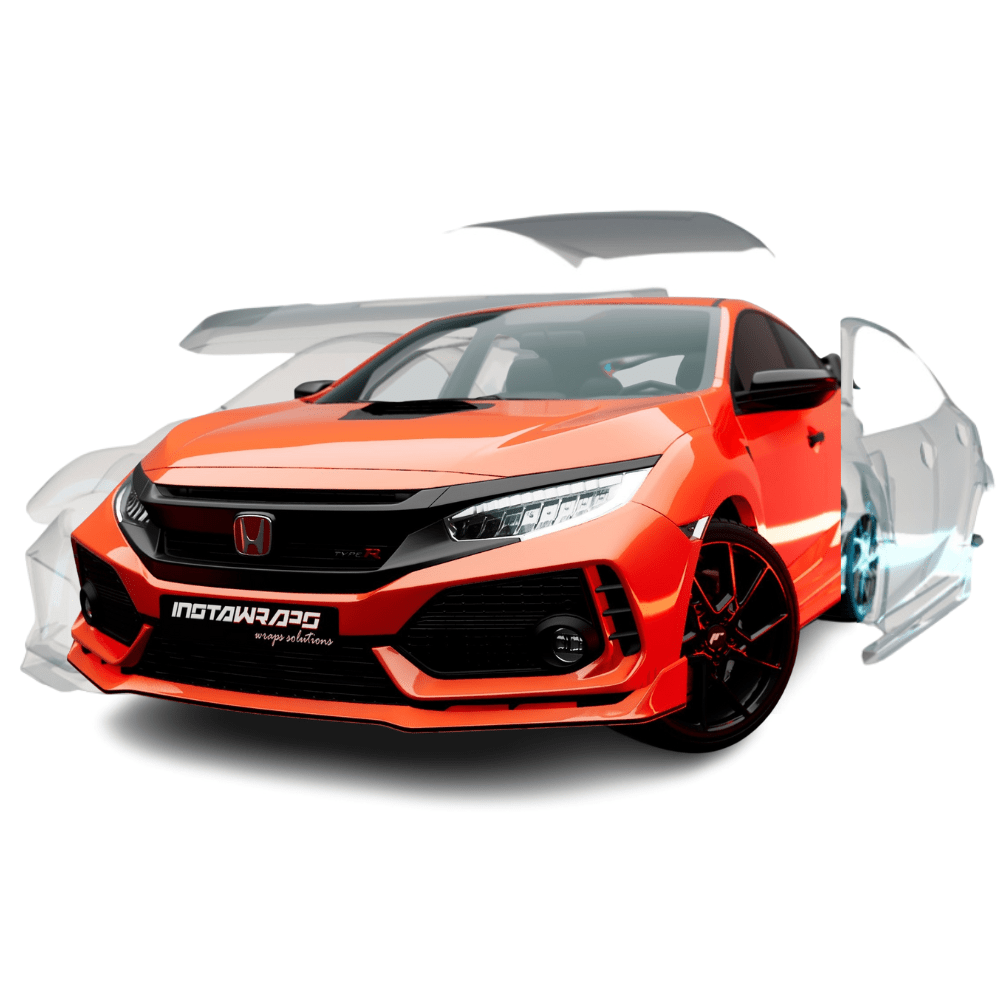 3M COLORED PPF / PWF SERIES GLOSS HABANERO RED PAINT PROTECTION FILM | PWF-G43