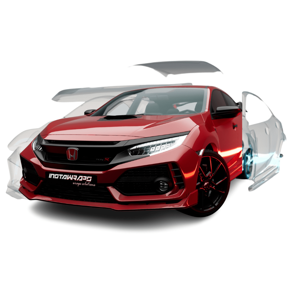 3M COLORED PPF / PWF SERIES GLOSS CRIMSON RED PAINT PROTECTION FILM | PWF-GP233