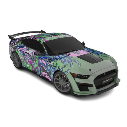 3M / AVERY DENNISON | VINYL WRAPPING FILM PRINTED GRAPHICS | CUSTOM RIDE | FLORAL FURY WRAPS | PHANTOM BLOOM | CR4201