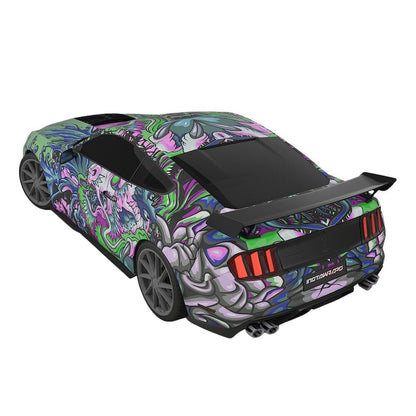 3M / AVERY DENNISON | VINYL WRAPPING FILM PRINTED GRAPHICS | CUSTOM RIDE | FLORAL FURY WRAPS | PHANTOM BLOOM | CR4201