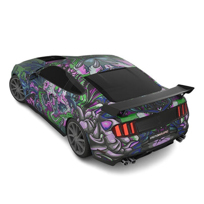 3M / AVERY DENNISON | VINYL WRAPPING FILM PRINTED GRAPHICS | CUSTOM RIDE | FLORAL FURY WRAPS | PHANTOM BLOOM | CR4201