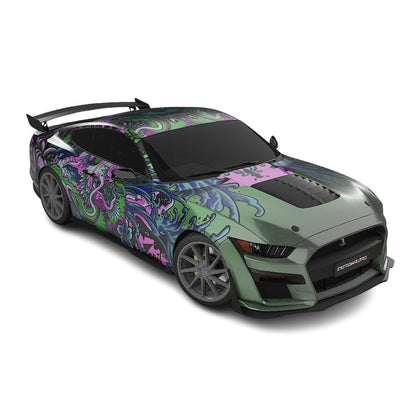 3M / AVERY DENNISON | VINYL WRAPPING FILM PRINTED GRAPHICS | CUSTOM RIDE | FLORAL FURY WRAPS | PHANTOM BLOOM | CR4201