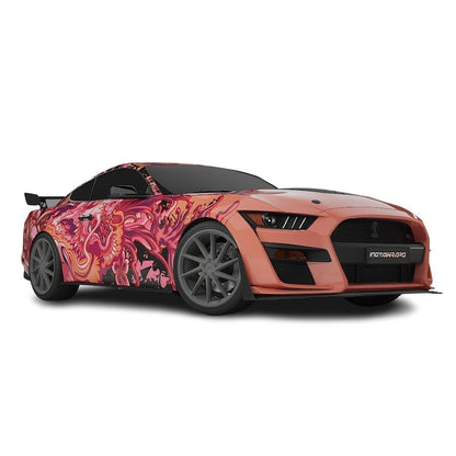3M / AVERY DENNISON | VINYL WRAPPING FILM PRINTED GRAPHICS | CUSTOM RIDE | FLORAL FURY WRAPS | PHANTOM BLOOM | CR4202
