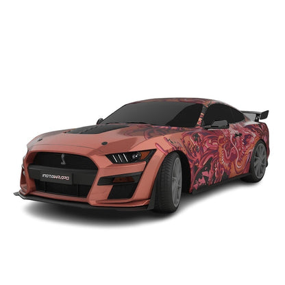 3M / AVERY DENNISON | VINYL WRAPPING FILM PRINTED GRAPHICS | CUSTOM RIDE | FLORAL FURY WRAPS | PHANTOM BLOOM | CR4202
