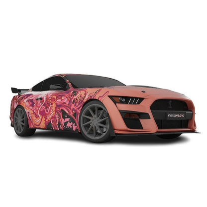 3M / AVERY DENNISON | VINYL WRAPPING FILM PRINTED GRAPHICS | CUSTOM RIDE | FLORAL FURY WRAPS | PHANTOM BLOOM | CR4202