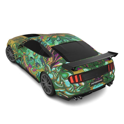 3M / AVERY DENNISON | VINYL WRAPPING FILM PRINTED GRAPHICS | CUSTOM RIDE | FLORAL FURY WRAPS | PHANTOM BLOOM | CR4203