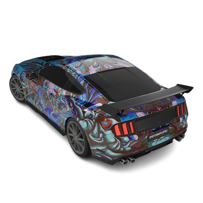 3M / AVERY DENNISON | VINYL WRAPPING FILM PRINTED GRAPHICS | CUSTOM RIDE | FLORAL FURY WRAPS | PHANTOM BLOOM | CR4204