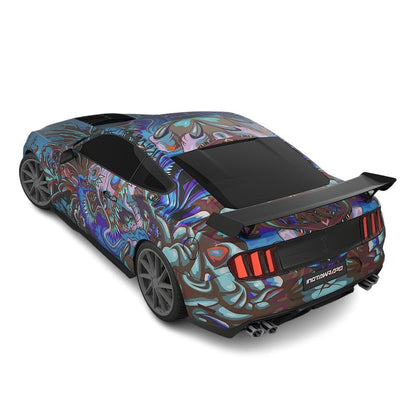 3M / AVERY DENNISON | VINYL WRAPPING FILM PRINTED GRAPHICS | CUSTOM RIDE | FLORAL FURY WRAPS | PHANTOM BLOOM | CR4204