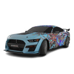 3M / AVERY DENNISON | VINYL WRAPPING FILM PRINTED GRAPHICS | CUSTOM RIDE | FLORAL FURY WRAPS | PHANTOM BLOOM | CR4204