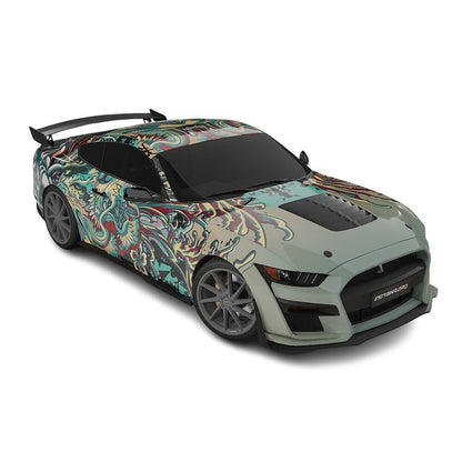3M / AVERY DENNISON | VINYL WRAPPING FILM PRINTED GRAPHICS | CUSTOM RIDE | FLORAL FURY WRAPS | PHANTOM BLOOM | CR4205