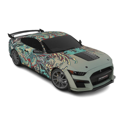 3M / AVERY DENNISON | VINYL WRAPPING FILM PRINTED GRAPHICS | CUSTOM RIDE | FLORAL FURY WRAPS | PHANTOM BLOOM | CR4205