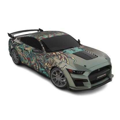 3M / AVERY DENNISON | VINYL WRAPPING FILM PRINTED GRAPHICS | CUSTOM RIDE | FLORAL FURY WRAPS | PHANTOM BLOOM | CR4205