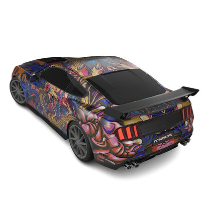 3M / AVERY DENNISON | VINYL WRAPPING FILM PRINTED GRAPHICS | CUSTOM RIDE | FLORAL FURY WRAPS | PHANTOM BLOOM | CR4206