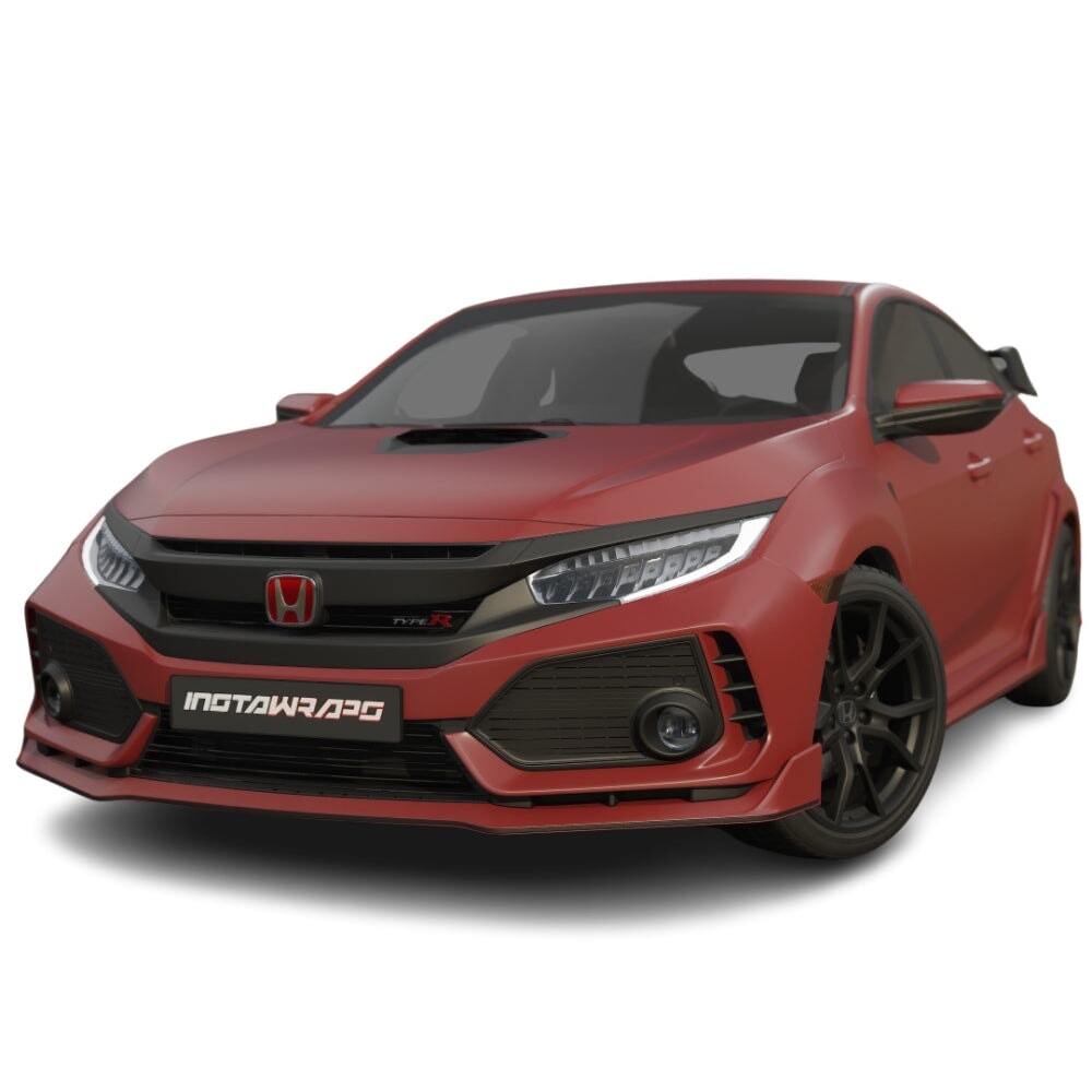 INSTAWRAPS EXCLUSIVE VINYL WRAP | 3M 7080 SCOTCHPRINT SERIES SATIN MAROON MYSTIQUE RED | S308