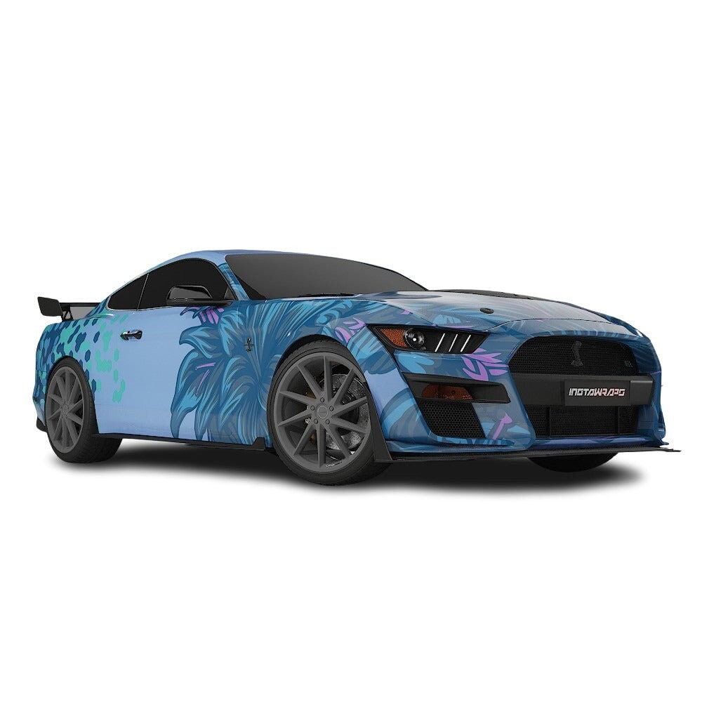 3M / AVERY DENNISON | VINYL WRAPPING FILM PRINTED GRAPHICS | CUSTOM RIDE | FLORAL FURY WRAPS | SILENT BLOOM | CR6201